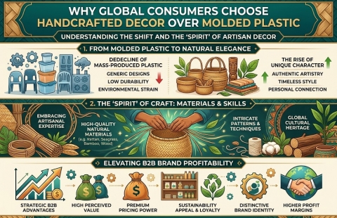 Behind the Weave: Why Global Consumers Desert Molded Plastic for the 'Spirit' of Handcrafted Decor